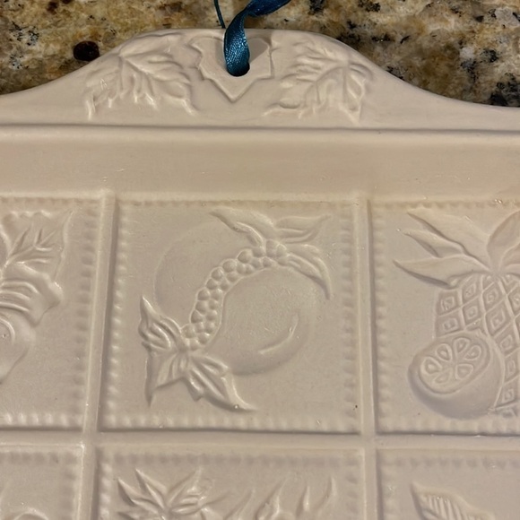 Cookie Mold Workshops OF Gerald E. Henn Fruit And Floral 9 Square Stoneware - Picture 7 of 14
